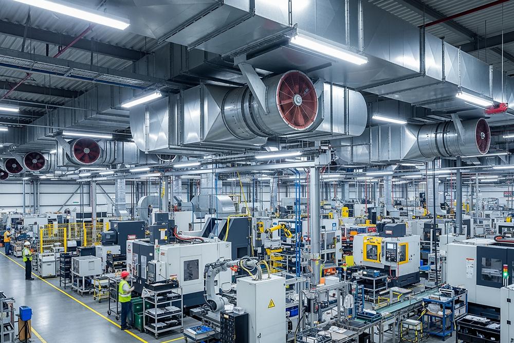 Industrial Ventilation System: Components, Working Principles, and Applications in Modern Industry