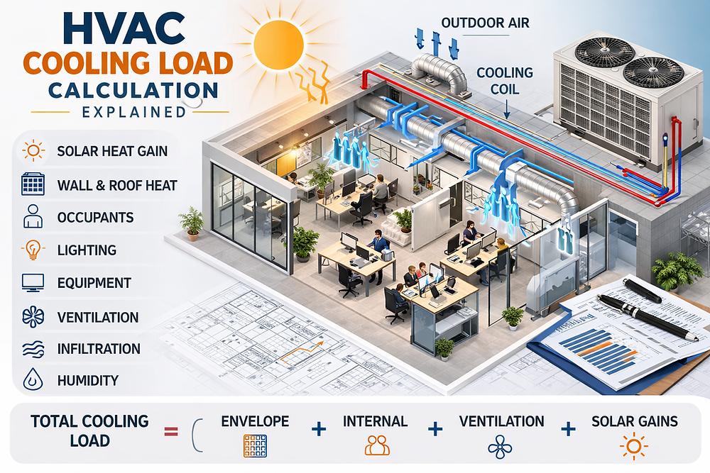Cooling Load Calculation: Components, Working Principles, and Its Importance in HVAC Design